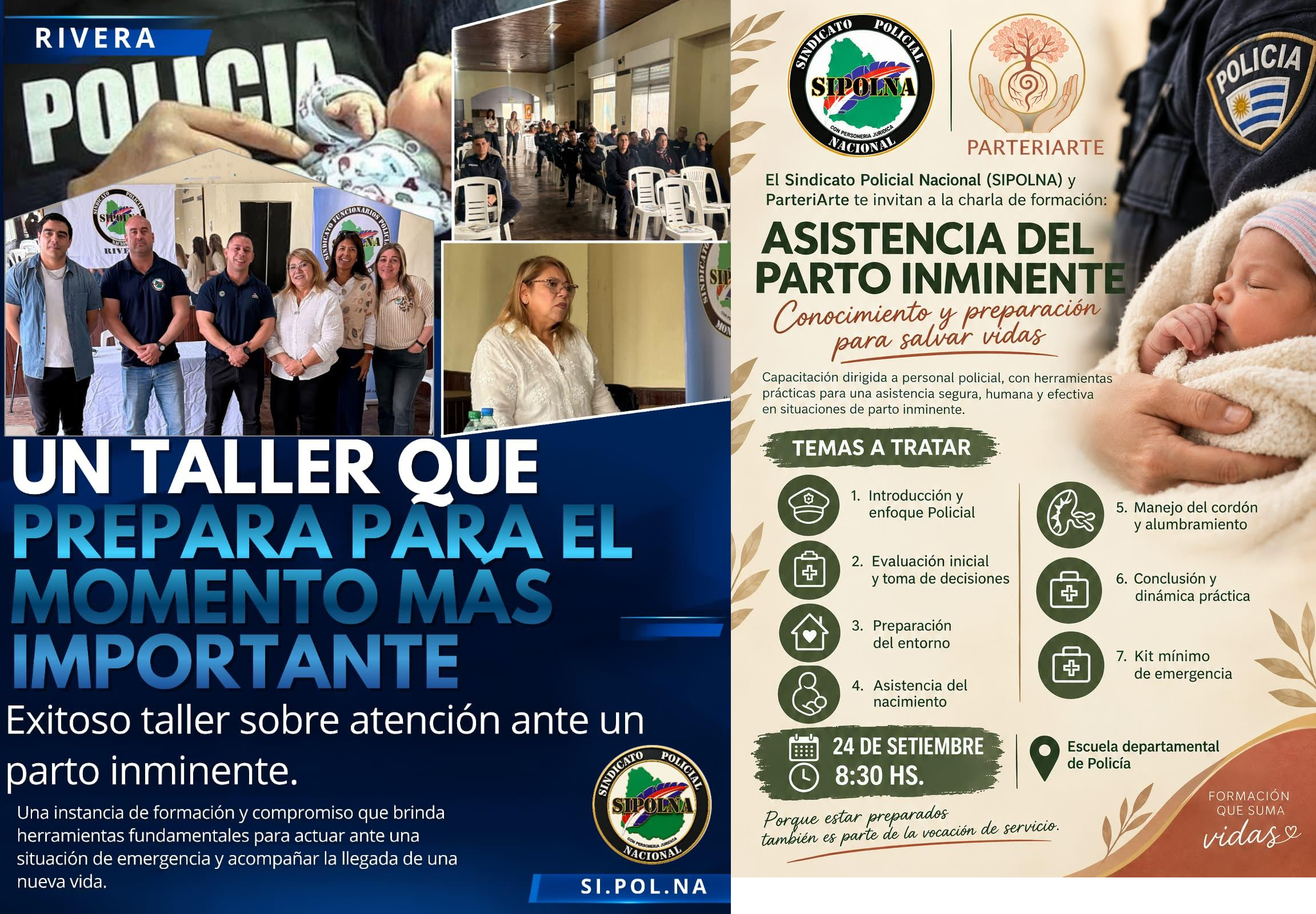 TALLERES “ASISTENCIA ANTE EL PARTO INMINENTE”