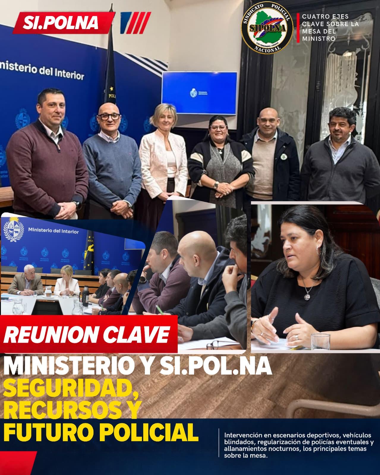 REUNIÓN MINISTERIO DEL INTERIOR – ALLANAMIENTOS NOCTURNOS